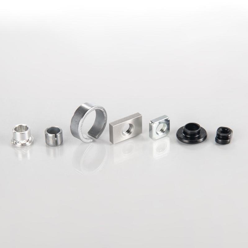 高品質定制 OEM CNC 零件拋光 304 不銹鋼滾花圓螺母鍍鎳 M2.5 螺紋螺母